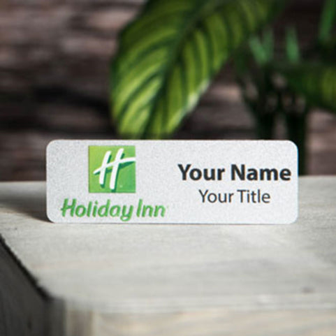 Custom Printed 1" X 3" Rectangle Name Badges