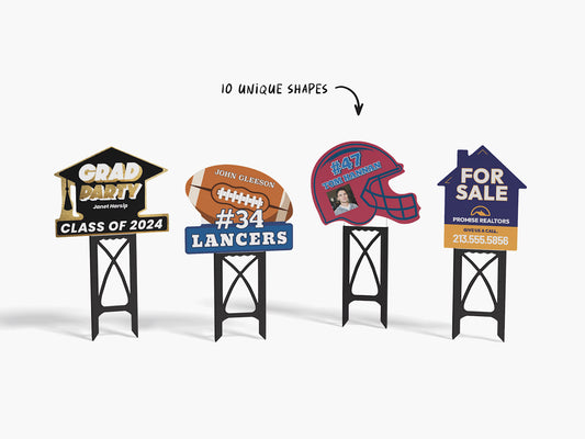 Yard Signs - Football Helmet