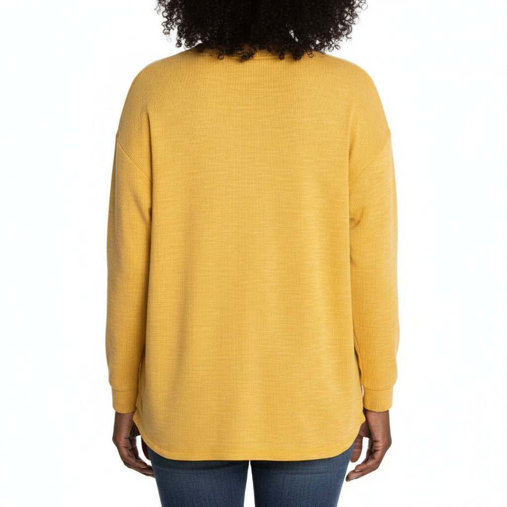 ECU PIRATES Bailey II Rib Knit V-Neck