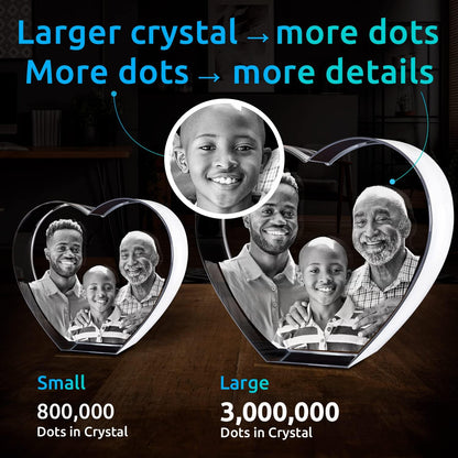 GMB CRYSTAL ENGRAVED HEART