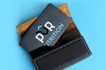 Black Metal Business Cards