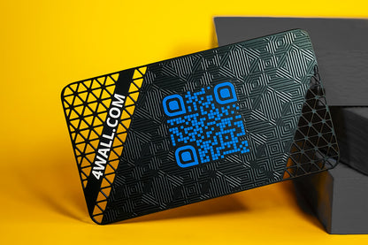 Black Metal Business Cards