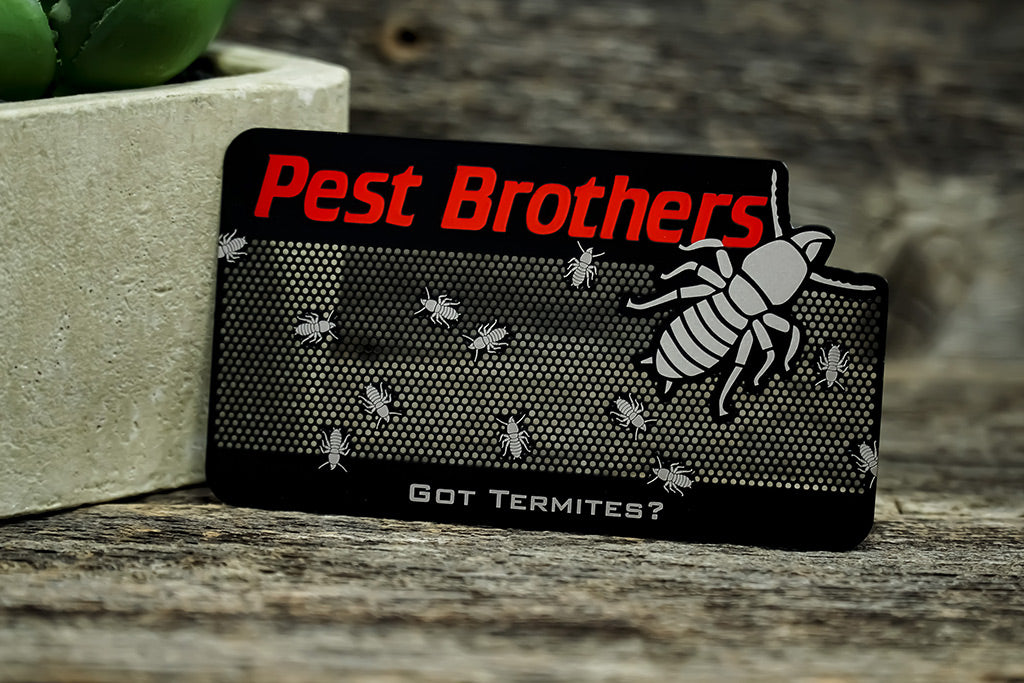 Black Metal Business Cards