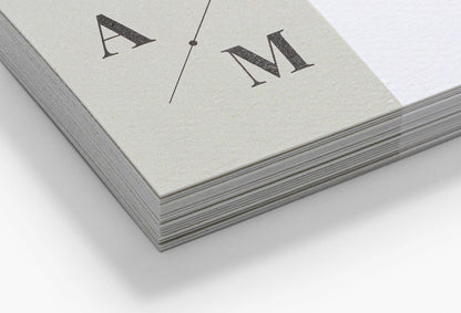 Natural Textured Business Cards