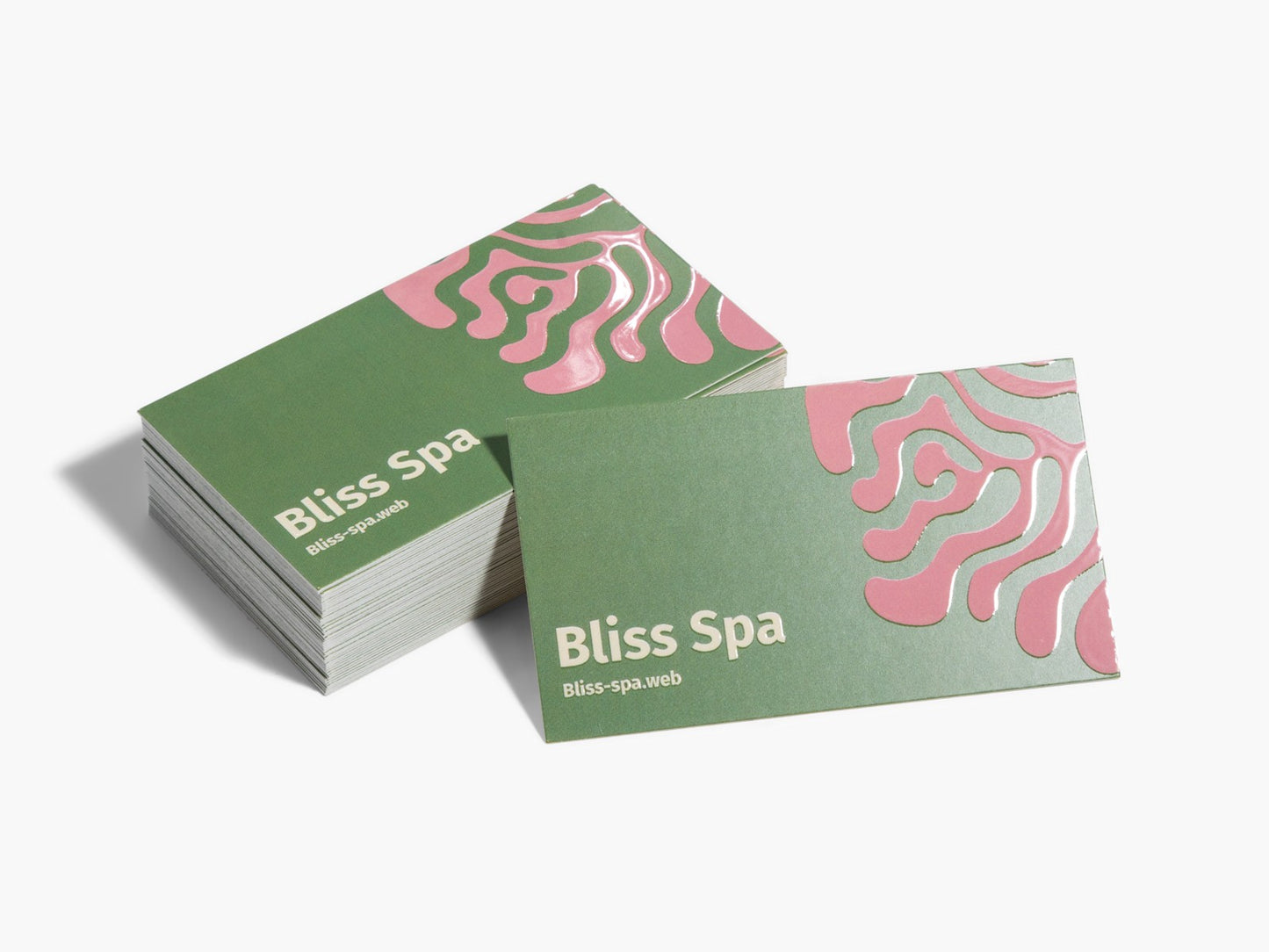 Embossed Gloss Business Cards