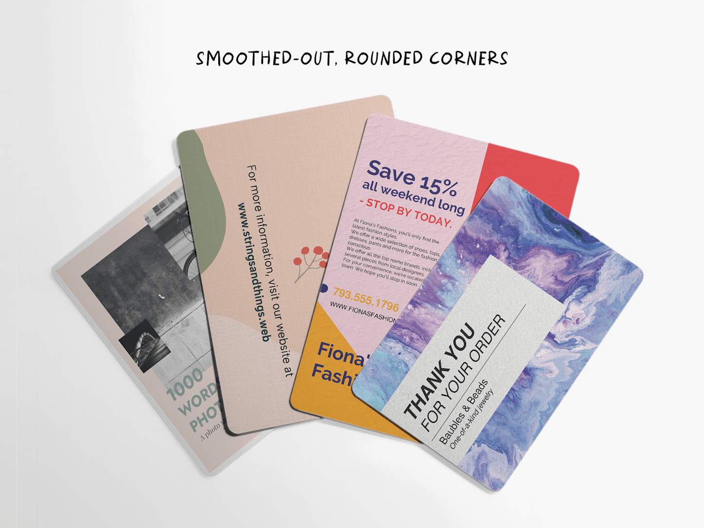 Rounded Corner Postcards