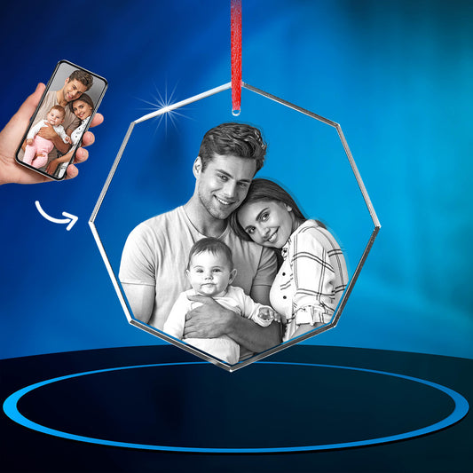 GMB CRYSTAL ENGRAVED ORNAMENT OCTAGON