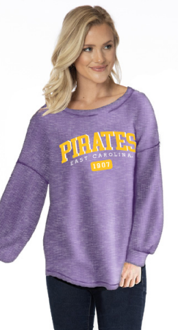ECU PIRATES Josie Rib Knit Tunic