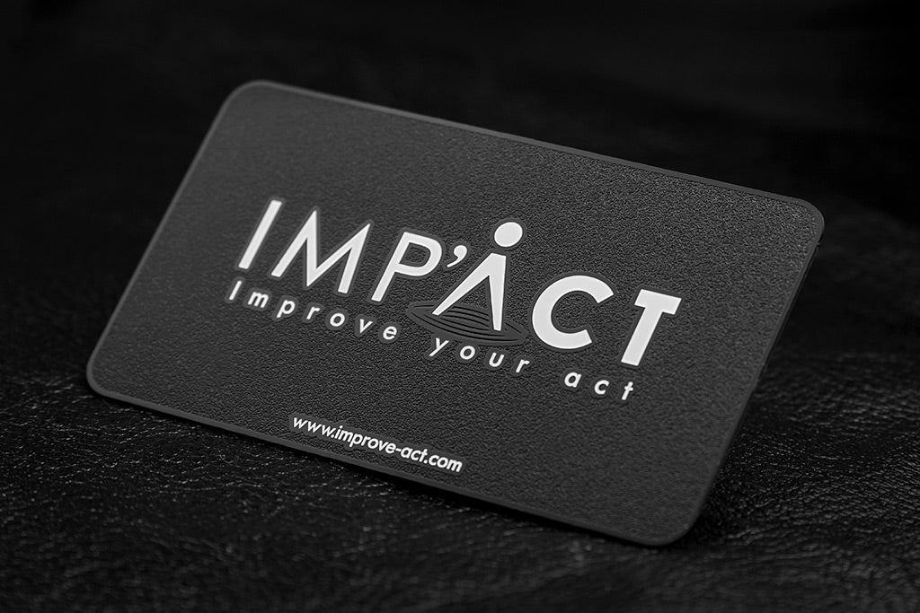 Black Metal Business Cards