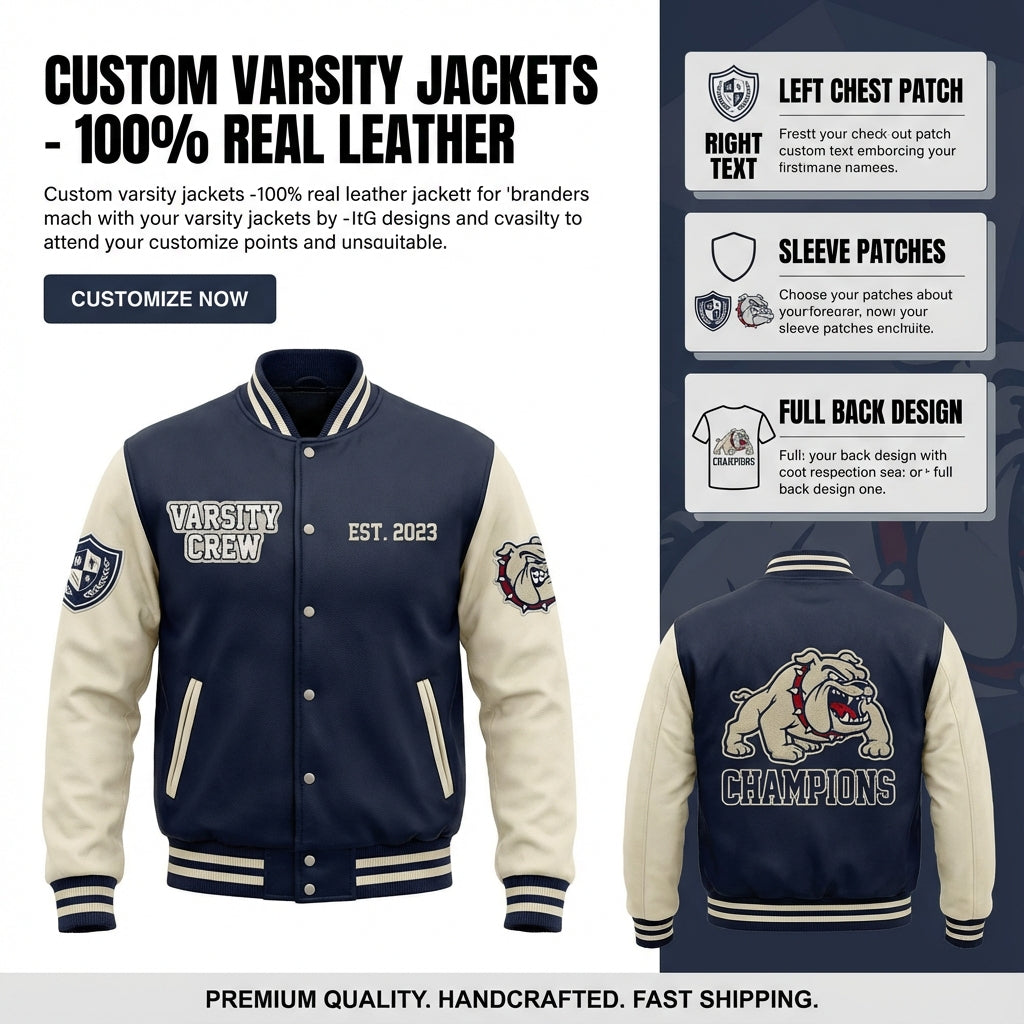 CUSTOM VARSITY JACKET - BLACK FRIDAY DEAL