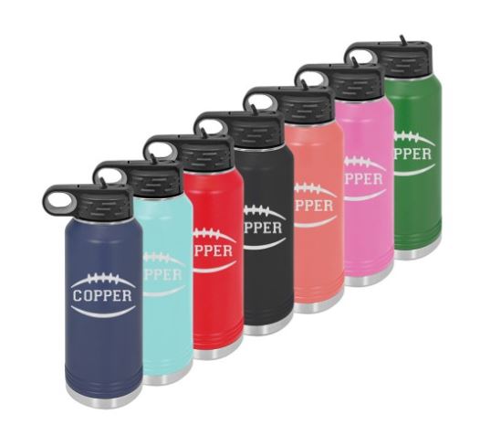 Football Design- Water Bottle